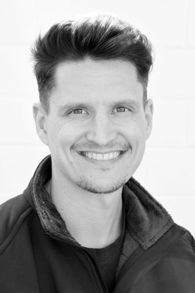 Portrait in schwarz-weiß von Jonas Spang